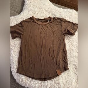 Little Bipsy Chocolate Brown Short Sleeve Tee